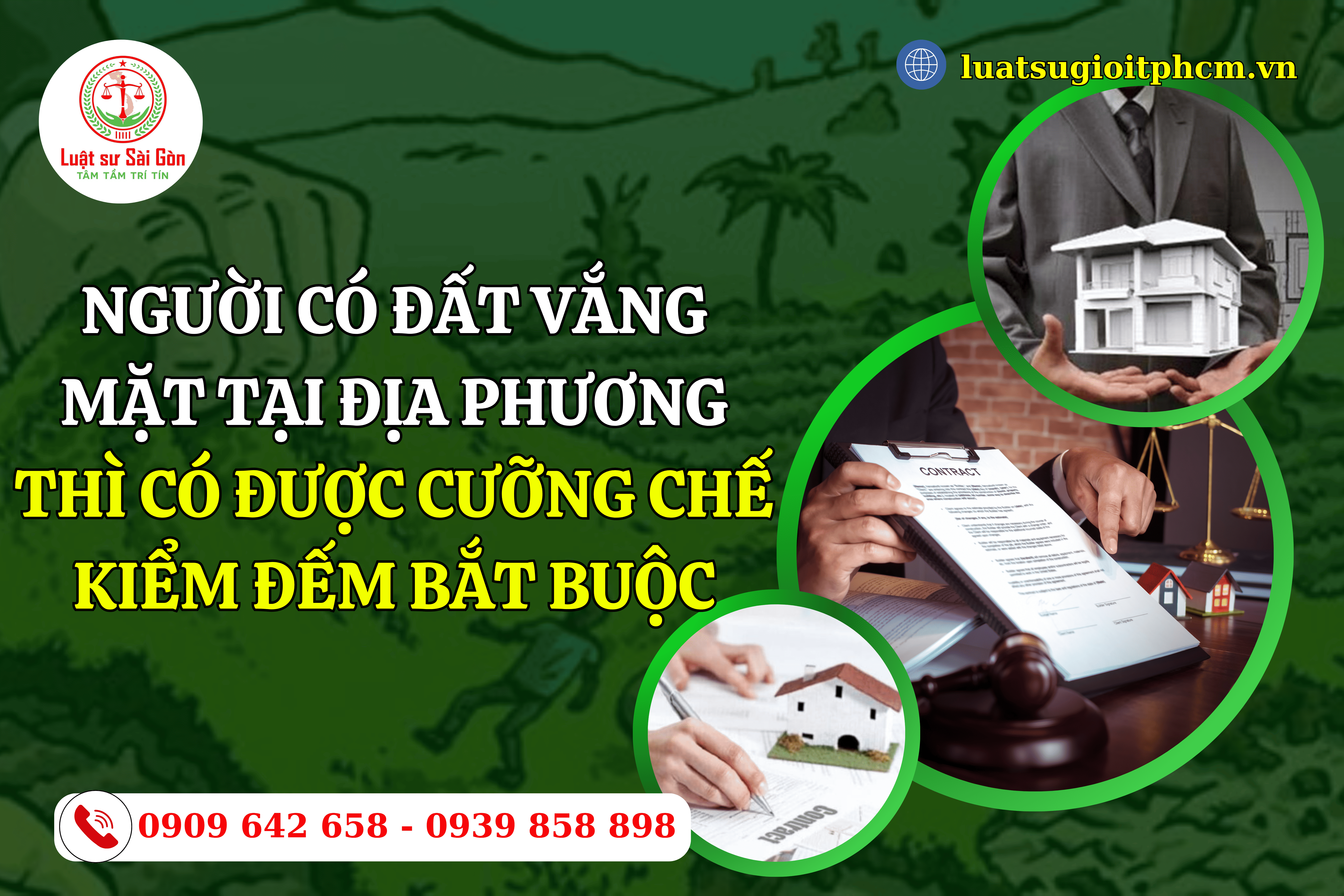 nguoi co dat vang mat tai dia phuong thi co thuc hien cuong che duoc khong
